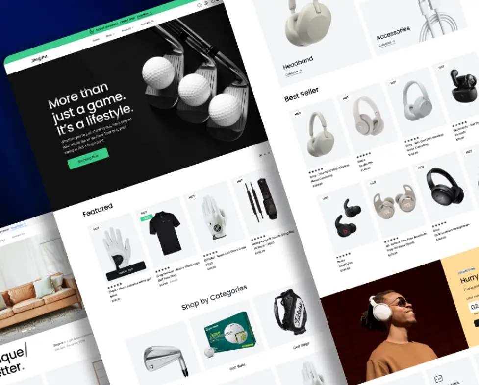 eCommerce Website design